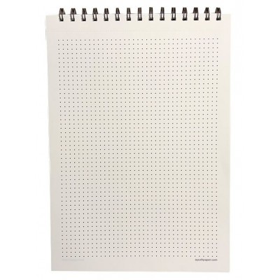 Ayush Paper A5 Spiral Bound Notebook, Dotted