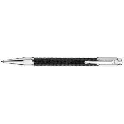 Caran d'Ache Varius Ballpoint, Ivanhoe, Black, Rhodium Plated