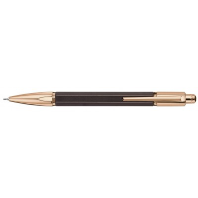 Caran d'Ache Varius Pencil, Ebony Wood, Rose Gold Plated