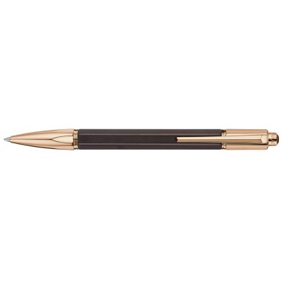 Caran d'Ache Varius Ballpoint, Ebony Wood, Rose Gold Plated