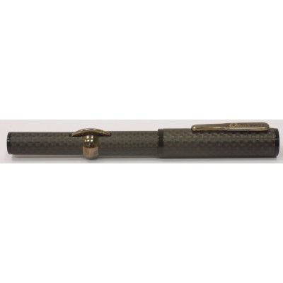 Conklin Mark Twain Crescent Filler, Matte Carbon Stealth T-Flex