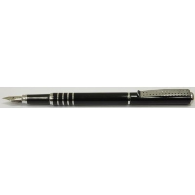 Cresco Lotus Fountain Pen, Black