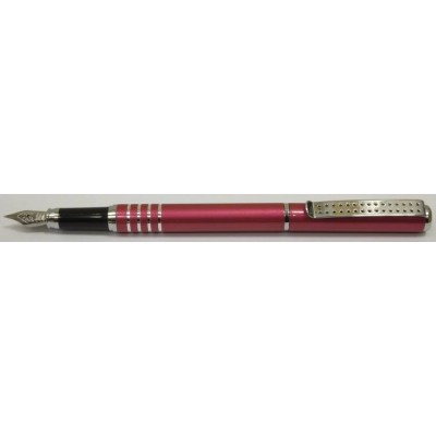 Cresco Lotus Fountain Pen, Dark Pink