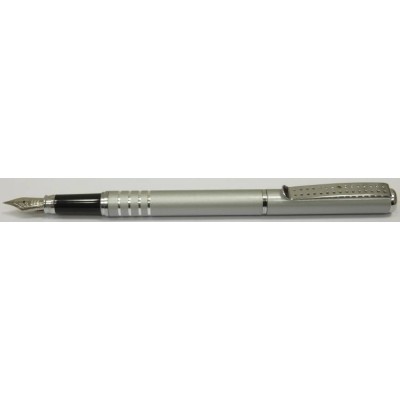 Cresco Lotus Fountain Pen, Silver