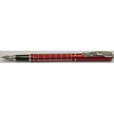 Cresco Master Fountain Pen, Burgundy