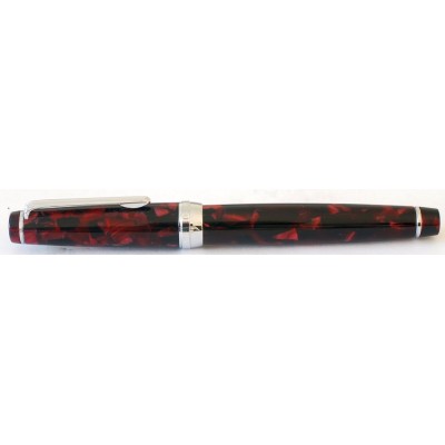 Delike New Moon Resin Fountain Pen, Deep Burgundy