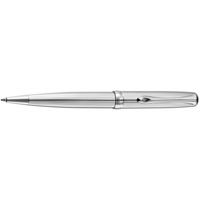 Diplomat A2 Ballpoint, Guilloche Chrome Stripes