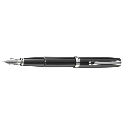 Diplomat A2 Fountain Pen, Black Lacquer