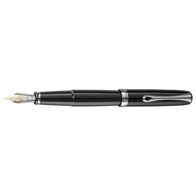 Diplomat A2 Fountain Pen, Black Lacquer