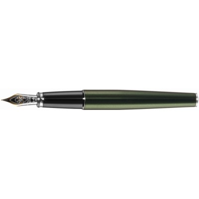 Diplomat A2 Fountain Pen, Evergreen Chrome