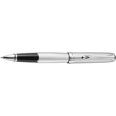 Diplomat A2 Rollerball, Guilloche Chrome Stripes