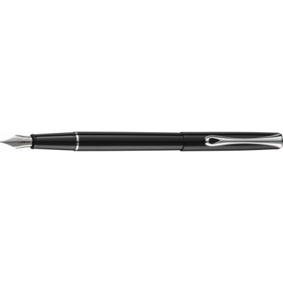 Diplomat Traveller Fountain Pen, Black Lacquer