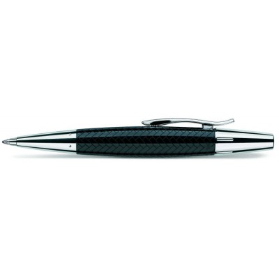 Faber-Castell Design E-Motion Ballpoint, Precious Resin, Parquet Black