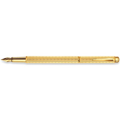 Caran d'Ache Ecridor Fountain Pen, Chevron Gilt