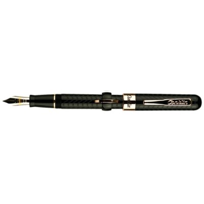 Conklin Mark Twain Crescent Filler, Black Chased