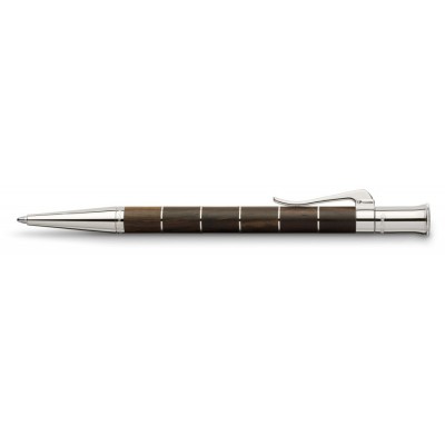 Graf von Faber-Castell Classic Ballpoint, Anello, Grenadilla Wood, Platinum Plated