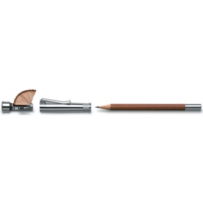 Graf von Faber-Castell Perfect Pencil, Platinum Plated, Brown