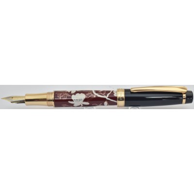 Hongdian Magpie Fountain Pen, Red