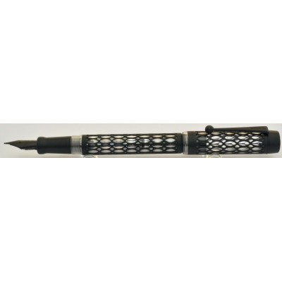 Jinhao Century 100 Fountain Pen, Satin Black Skeleton Overlay