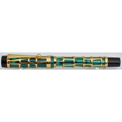 Jinhao Century 100 Fountain Pen, Skeleton Overlay, Green