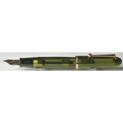 Jinhao No. 9019 Fountain Pen, Olive Green with Heartbeat Nib