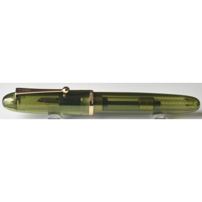 Jinhao No. 9019 Fountain Pen, Olive Green with Heartbeat Nib