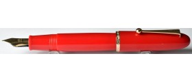 Jinhao No. 9019 Fountain Pen, Red with Heartbeat Nib