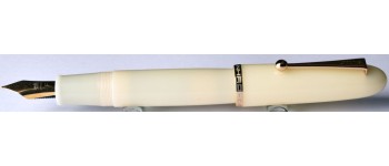 Jinhao No. 9019 Fountain Pen, White Marble with Heartbeat Nib