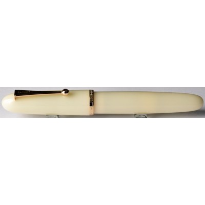 Jinhao No. 9019 Fountain Pen, White Marble with Heartbeat Nib