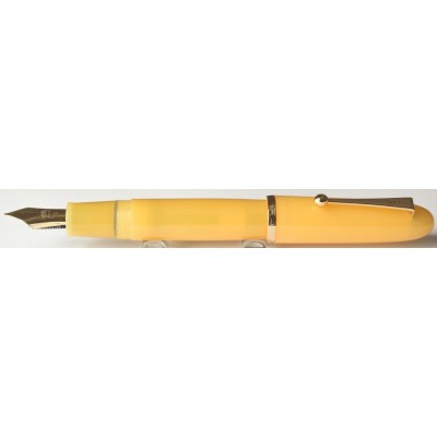 Jinhao No. 9019 Fountain Pen, Yellow Onyx with Heartbeat Nib