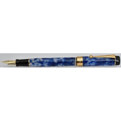 Jinhao Century 100 Fountain Pen, Blue & White