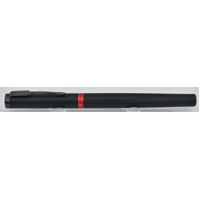 Jinhao No. 88 Fountain Pen, Satin Black/Red Trim