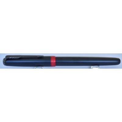 Jinhao No. 75 Fountain Pen, Satin Black/Red Trim