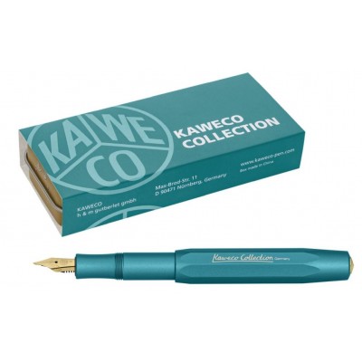 Kaweco Collection Al-Sport Fountain Pen, Iguana Blue