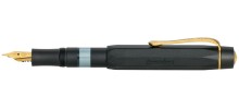 Kaweco Sport Piston Filler Fountain Pen, Black AL, Solo