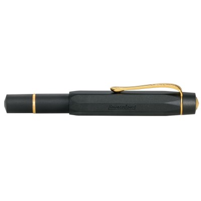 Kaweco Sport Piston Filler Fountain Pen, Black AL, Solo