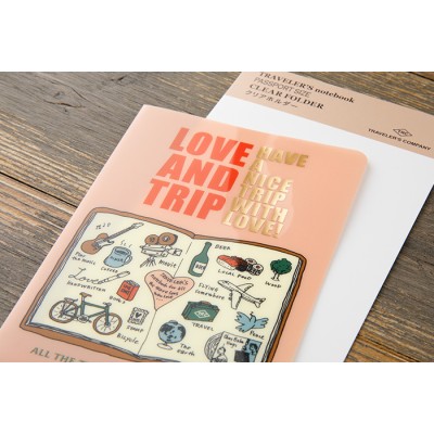 Traveler's Company (Midori) Notebook Refill, Passport Size, Plastic Sheet Underlay 2025