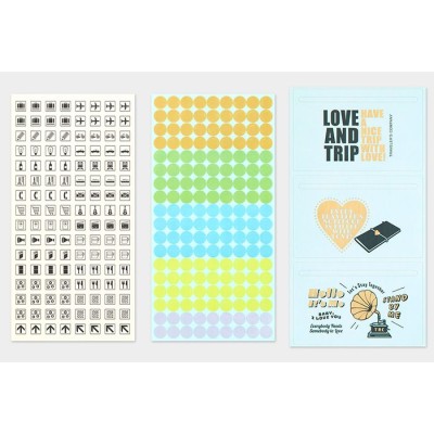 Traveler's Company (Midori) Notebook Refill, Sticker Set 2025