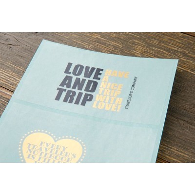 Traveler's Company (Midori) Notebook Refill, Sticker Set 2025