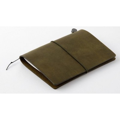 Traveler's Company (Midori) Notebook, Passport Size, Olive