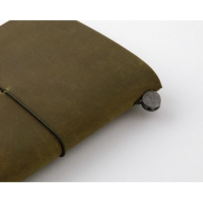 Traveler's Company (Midori) Notebook, Passport Size, Olive