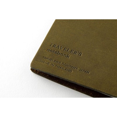 Traveler's Company (Midori) Notebook, Passport Size, Olive