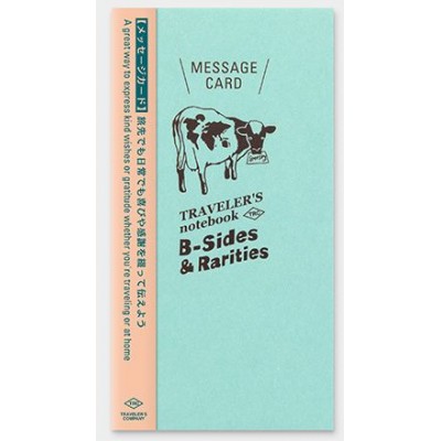 Traveler's Company (Midori) B-Sides & Rarities Notebook Refill, Standard Size, Message Cards