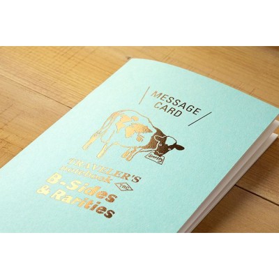 Traveler's Company (Midori) B-Sides & Rarities Notebook Refill, Standard Size, Message Cards