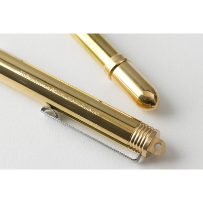 Traveler's Company (Midori) Brass Fountain Pen, Brass