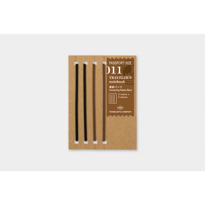 Traveler's Company (Midori) Notebook Refill, Passport Size, 011 Connecting Rubber Band