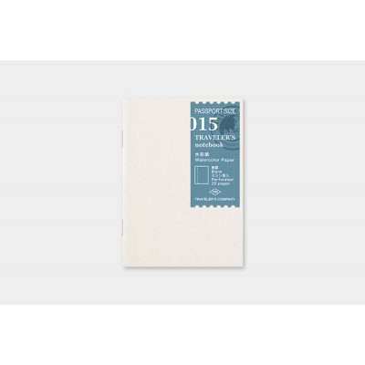 Traveler's Company (Midori) Notebook Refill, Passport Size, 015, Watercolour Paper