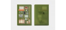 Traveler's Company (Midori) Notebook Refill, Passport Size, Clear Folder 2020