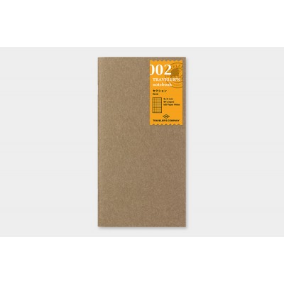 Traveler's Company (Midori) Notebook Refill, Standard Size, 002 Grid Notebook