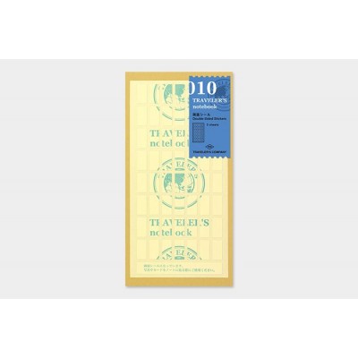 Traveler's Company (Midori) Notebook Refill, Standard Size, 010 Double Sided Stickers